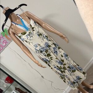 REFORMATION Floral Spaghetti Strap Dress